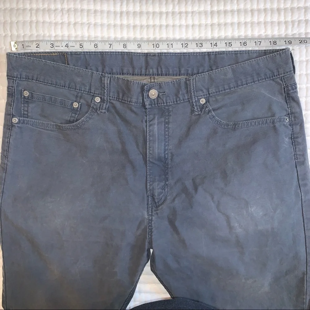 Levi's Men's 508 Faded Gray Taper Leg Lightweight Jeans Size 38 X 32